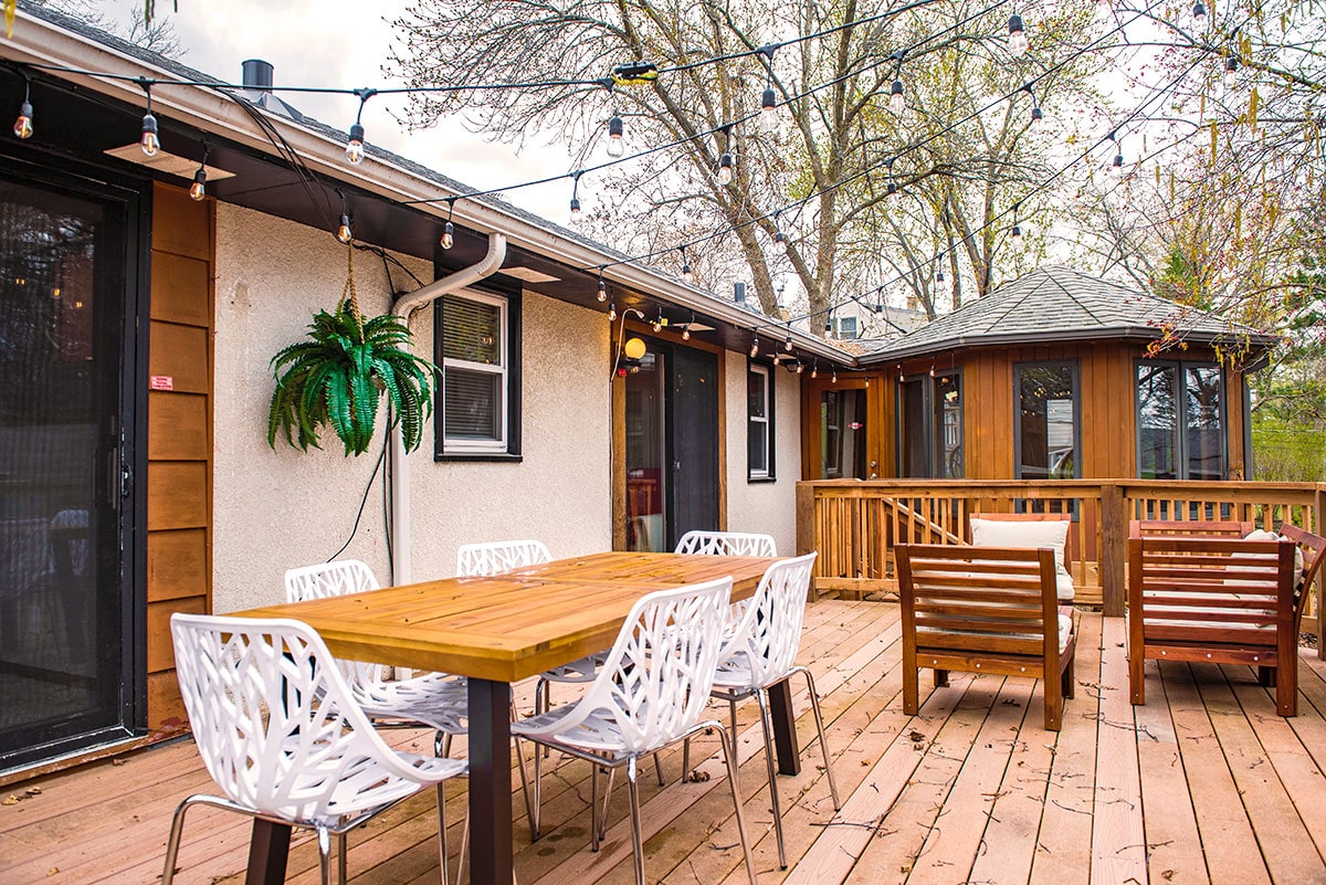 cosy terrace for rent